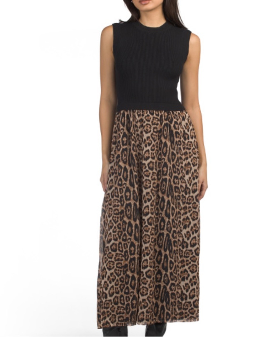 Lucky Brand Leopard Print Maxi Dress